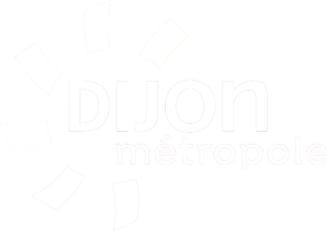 Logo Dijon Métropole blanc